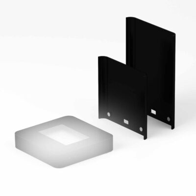 Rückwand für LED-Leuchtsockel Größe M