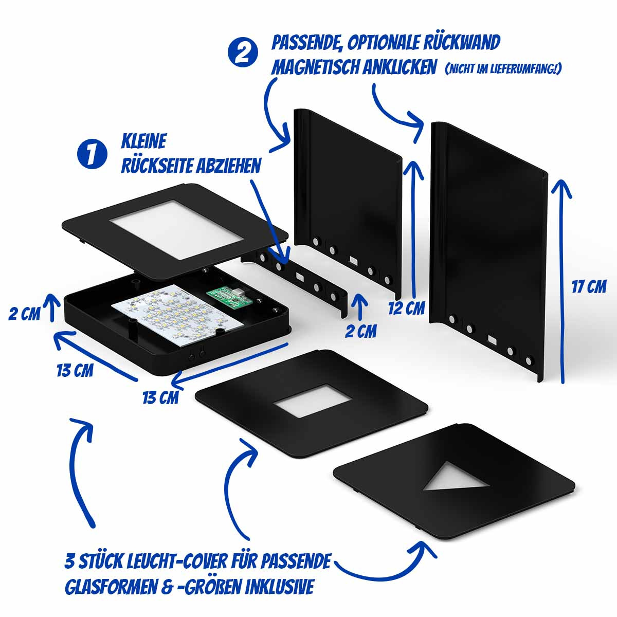 LED Leuchtsockel mit Farbwechsel Größe L