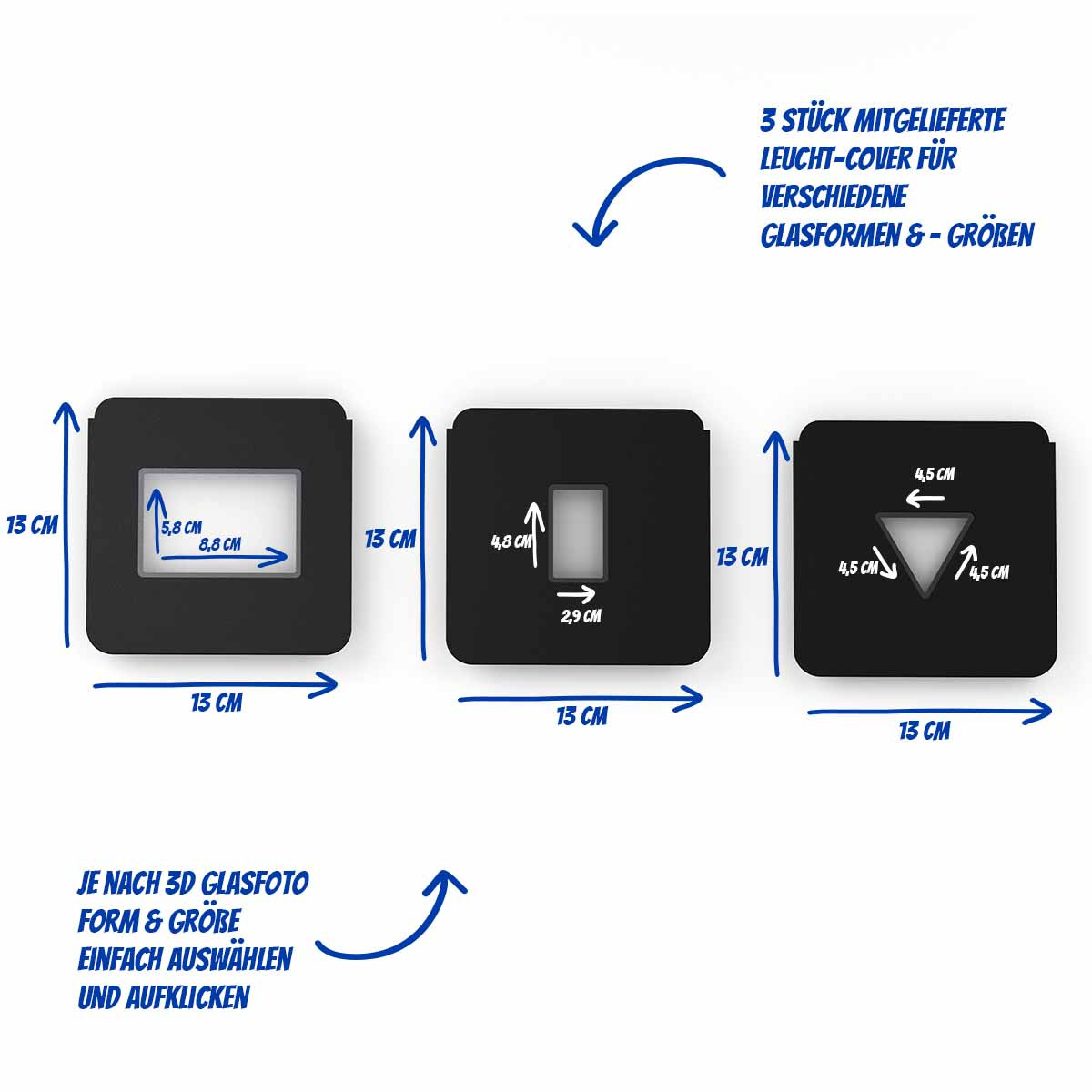 LED Leuchtsockel mit Farbwechsel Größe L