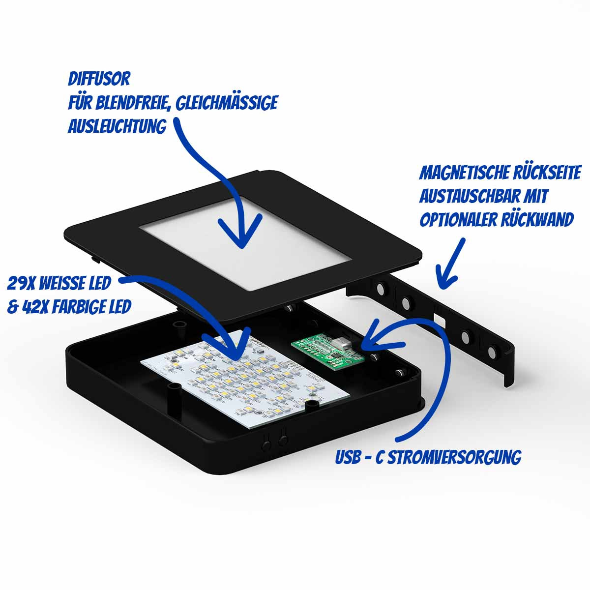LED Leuchtsockel mit Farbwechsel Größe L