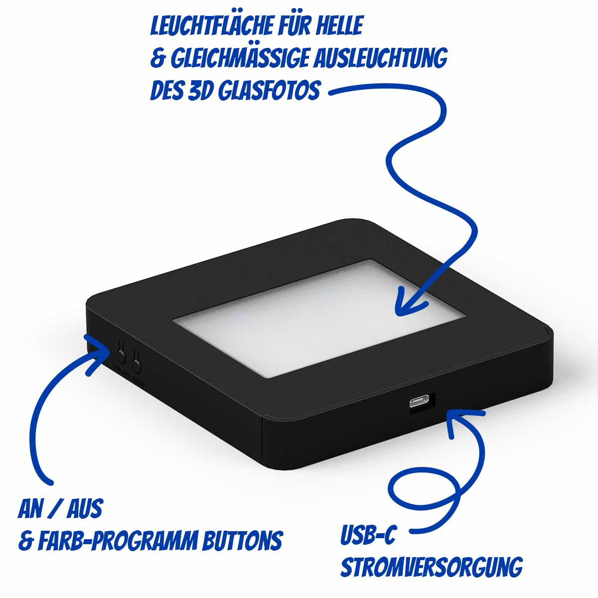 LED Leuchtsockel mit Farbwechsel Größe L