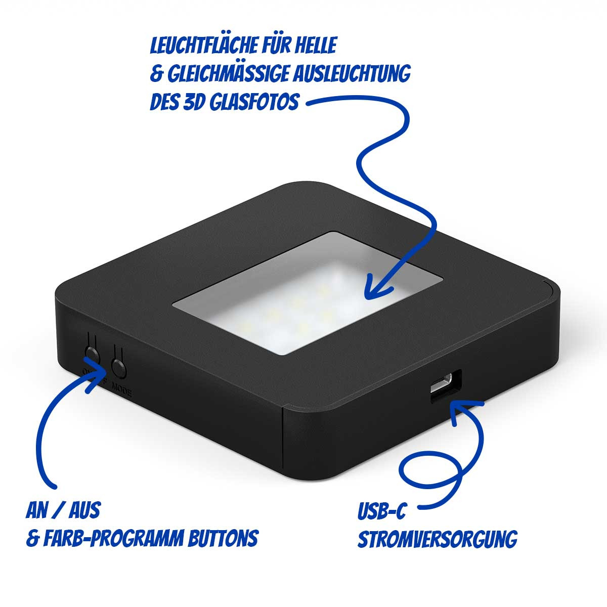 LED Leuchtsockel mit Farbwechsel Größe M