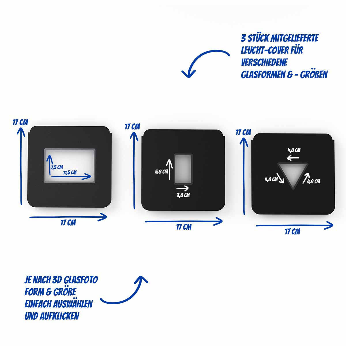 LED Leuchtsockel mit Farbwechsel Größe XL