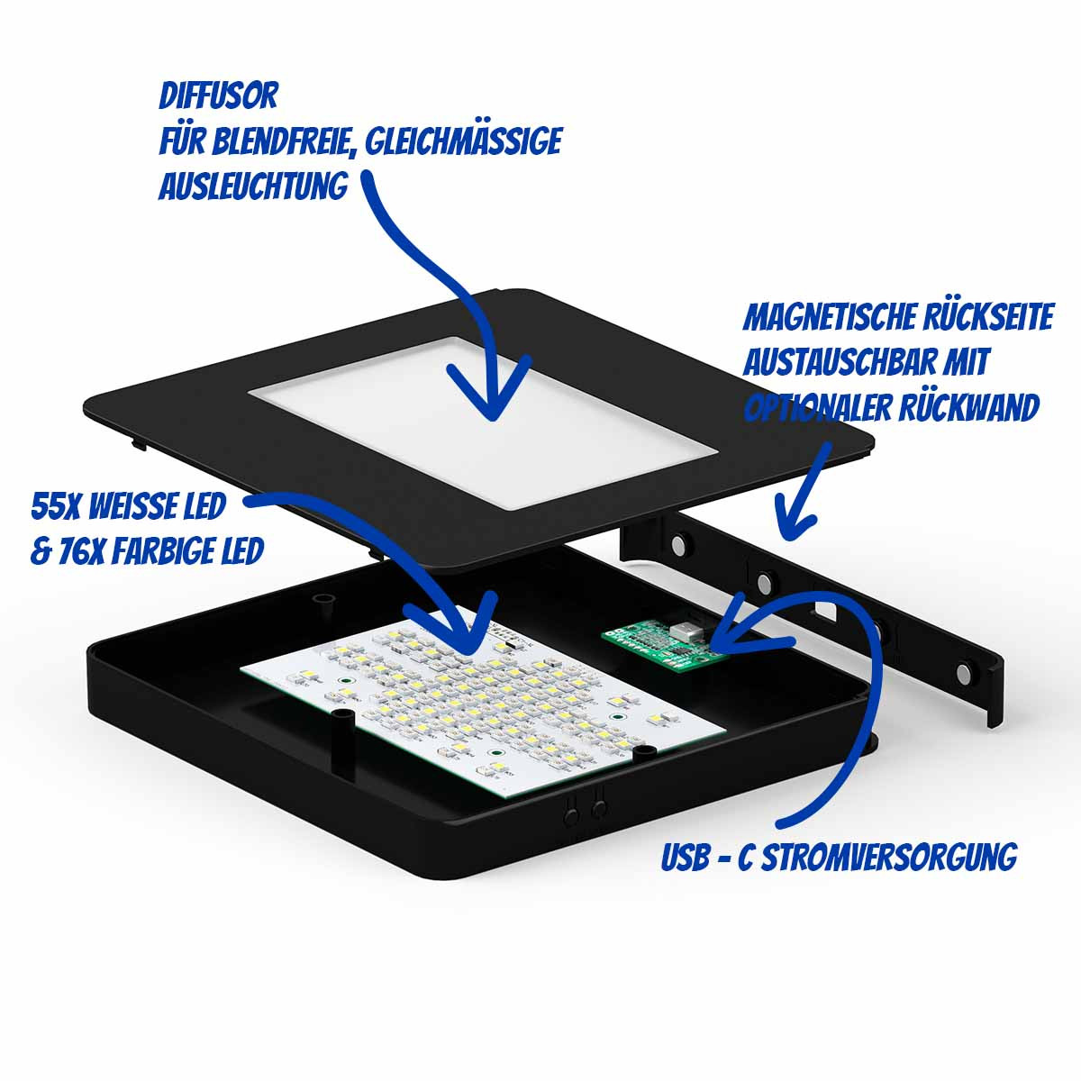 LED Leuchtsockel mit Farbwechsel Größe XL