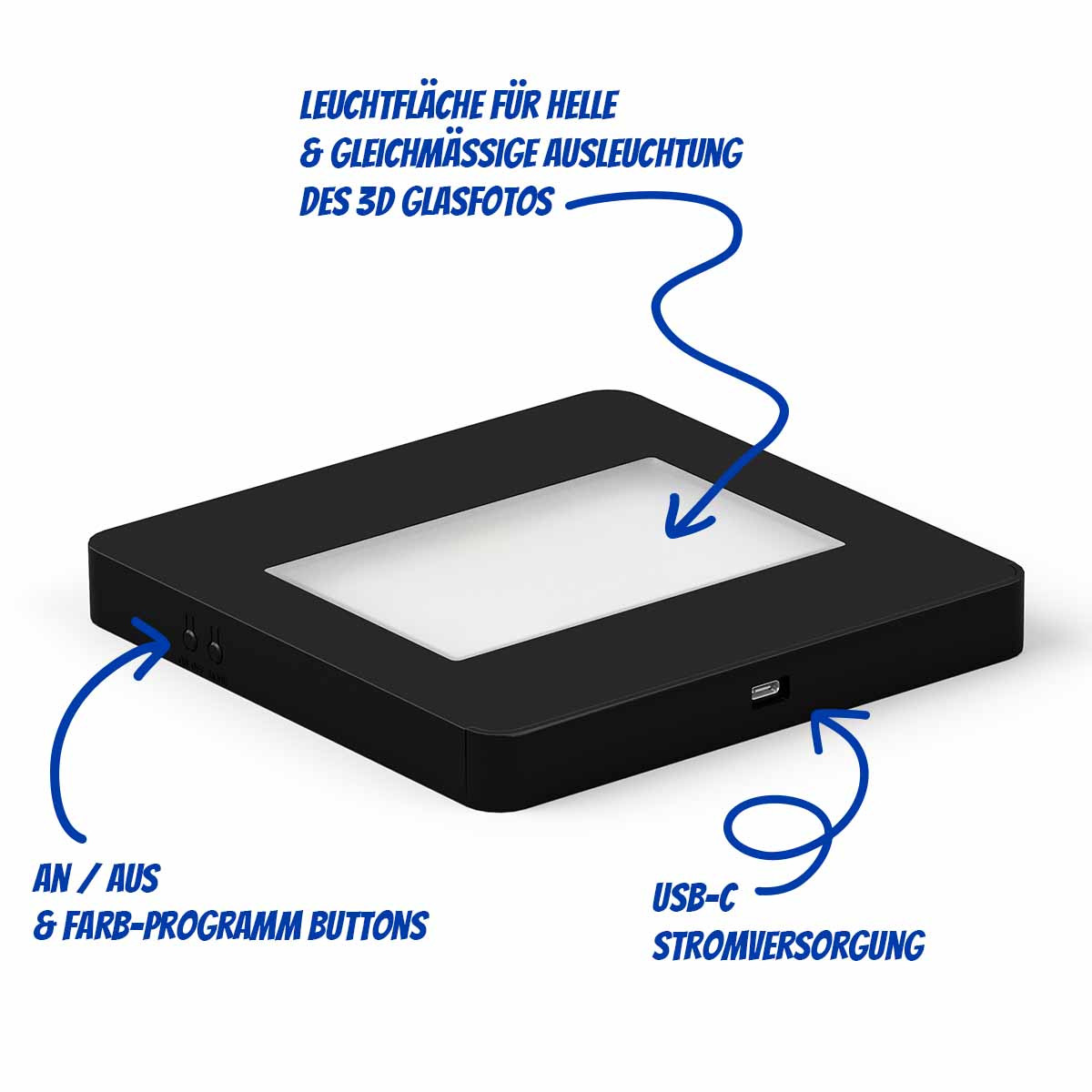 LED Leuchtsockel mit Farbwechsel Größe XL