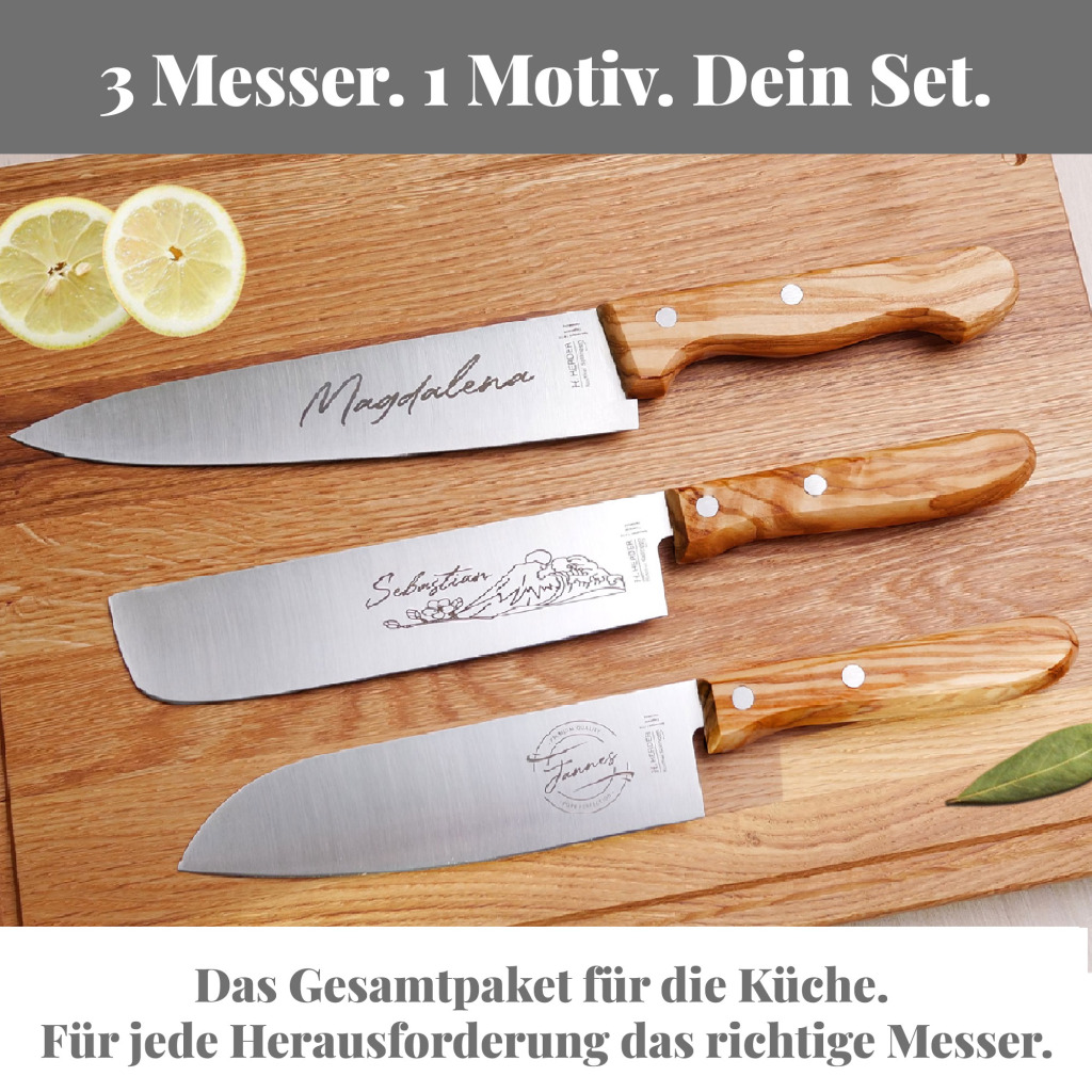 Kochmesser Set – Bild 2