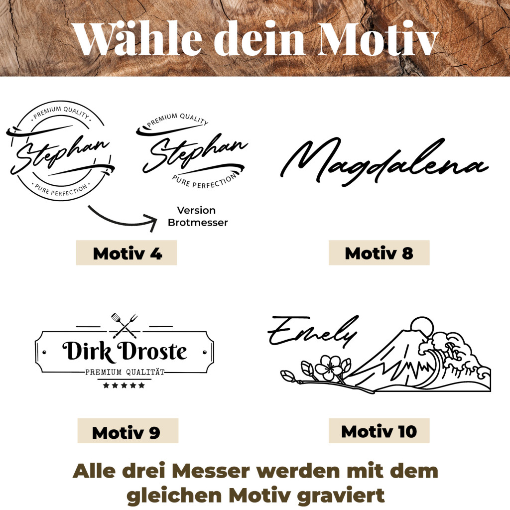 Kochmesser Set – Bild 5
