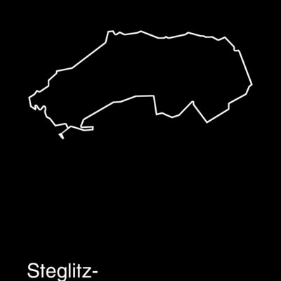 Steglitz-Zehlendorf Kunstdruck Black Edition