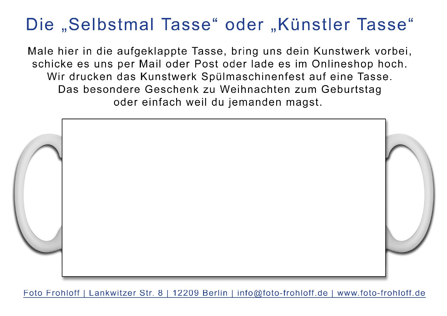 Die selbstmal Tasse – Bild 3